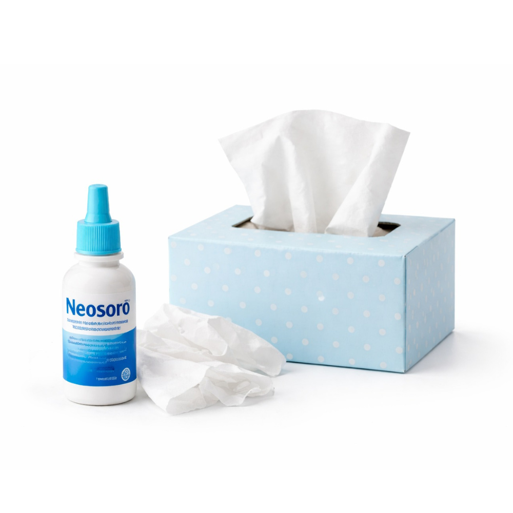 kit sobrevivência da rinite do noivo (Neosoro + lenço) para 06 meses